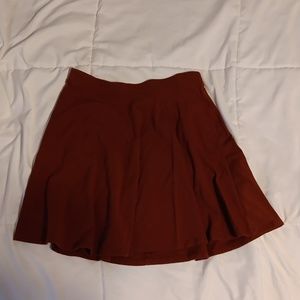 Forever 21 rust colored skater skirt